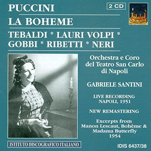 Puccini / Avolanti / Bandioli / Di Stefano: Boheme (La)