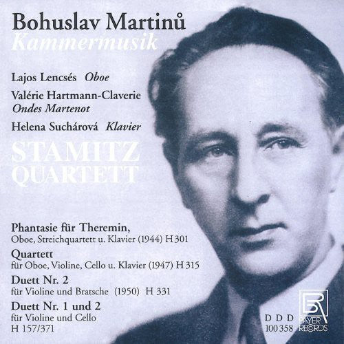 Martinu / Lencses / Sucharova / Stamitz Quartet: Chamber Music