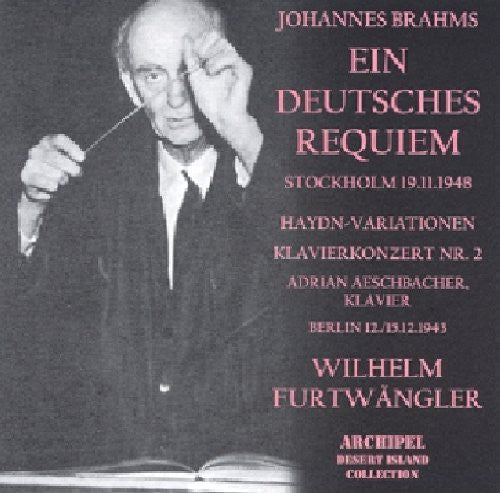 Brahms / Furtwangler: Ein Deutsches Requiem