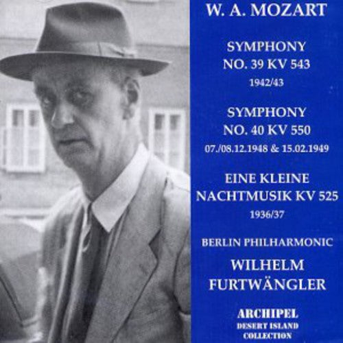 Mozart / Furtwangler: Sinfonien 39 & 40 KL.