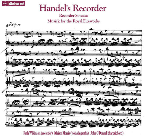 Handel / Wilkinson / Morris / Odonnell: Handels Recorder