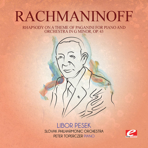 Rachmaninoff: Rhapsody on Theme Paganini Piano & Orch G Min