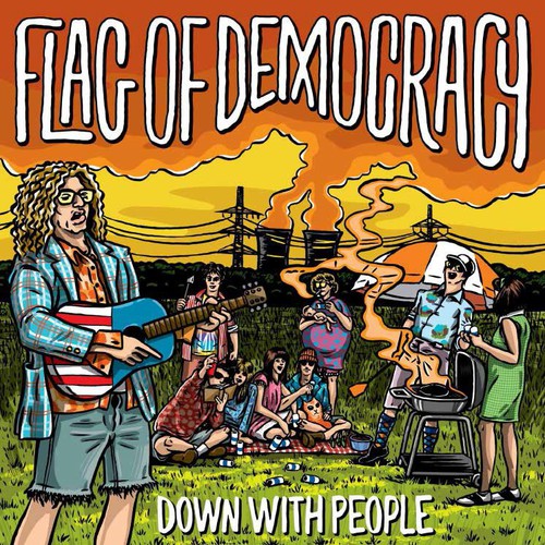 Flag of Democracy: Down With People