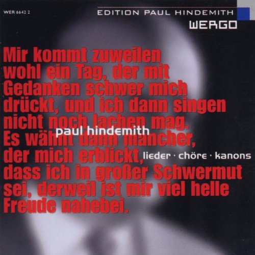 Hindemith / Rundfunkchor Berlin: Lieder / Chore / Kanons