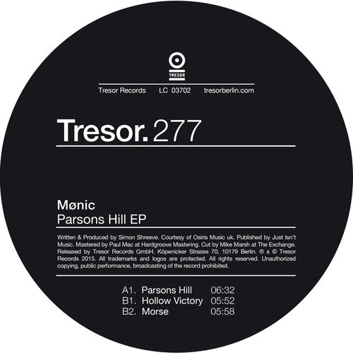 Monic: Parsons Hill EP