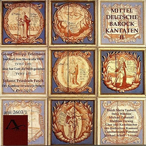 Telemann / Taubert / Chor Und Kammerchor Der Biede: Mitteldeutsche Barockkantaten 2