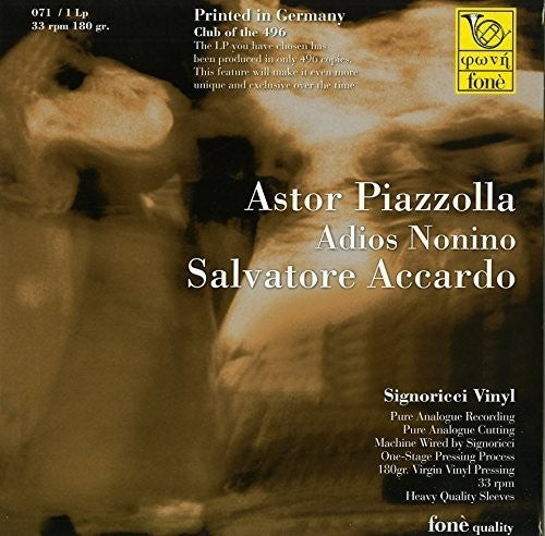 Accardo, Salvatore: Astor Piazzola Adios Nonino