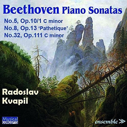 Beethoven / Kvapil, Radoslav: BEETHOVEN: Piano Sonatas No. 5 Op.10/1, No.8 Op. 13