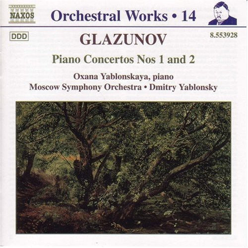 Glazunov / Yablonskaya / Moscow Sym / Yablonsky: Piano Concertos 1 & 2