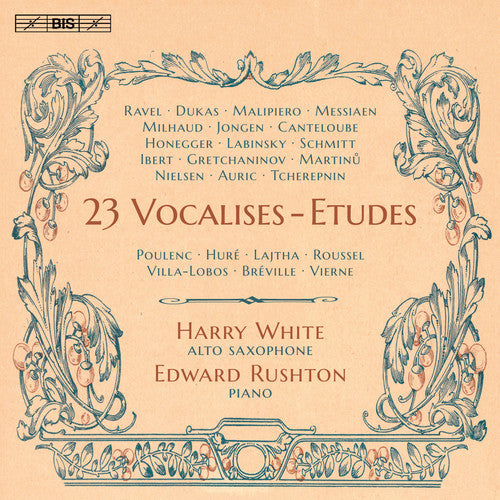 Auric, G. / White, Harry / Rushton, Edward: 23 Vocalises-etudes