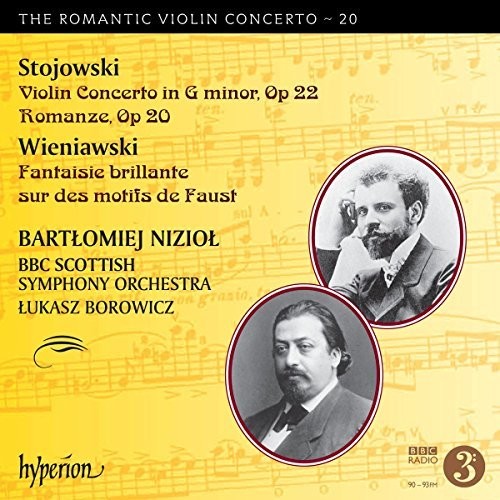 Niziol / Borowicz / BBC Scottish Sym Orch: The Romantic Violin Concerto, Vol. 20