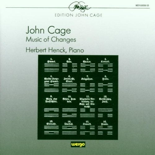 Cage / Henck: Music of Changes