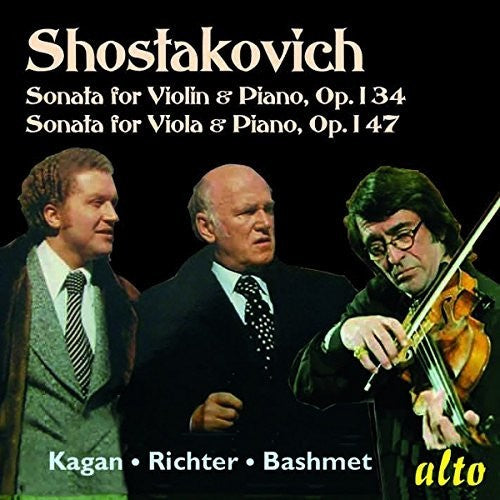 Richter / Kagan / Bashmet: Shostakovich: Vilolin Sonata Viola Sonata Opp. 134