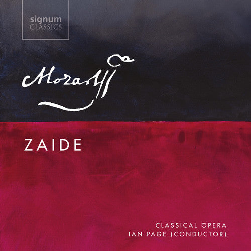 Mozart / Bevan / Clayton: Mozart: Zaide K 344