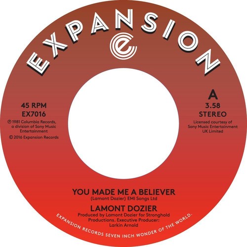 Dozier, Lamont: You Made Me A Believer / Starting Over (We've Made The Necessary Chang