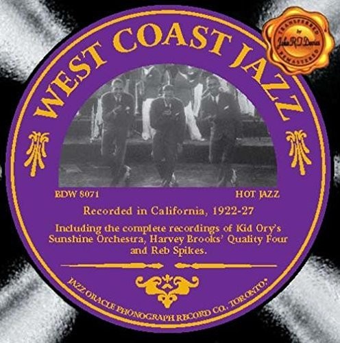 West Coast Jazz 1922-27 / Various Artists /: West Coast Jazz 1922-27