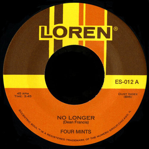 The Four Mints: No Longer/Endlessly - 7-INCH SINGLE