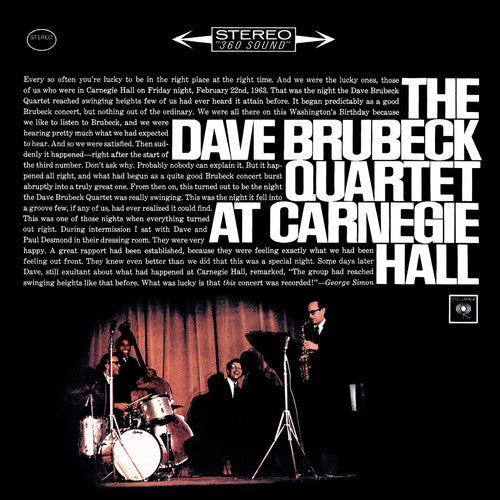 Brubeck, Dave: At Carnegie Hall