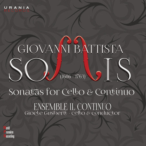 Somis / Jovanovich: Sonatas for Cello & Continuo