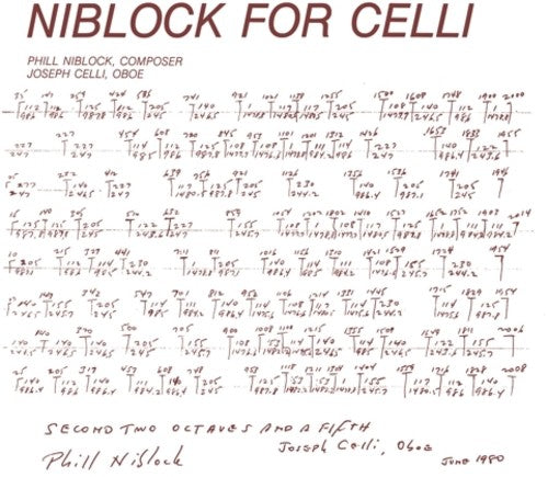 Niblock, Phill: Niblock For Celli / Celli Plays Niblock