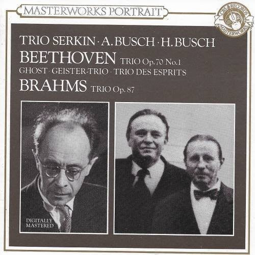 Brahms / Beethoven / Busch: Trio Op 70 No 1