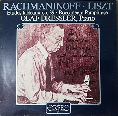 Liszt / Dressler: Etudes Tableaux Op 39