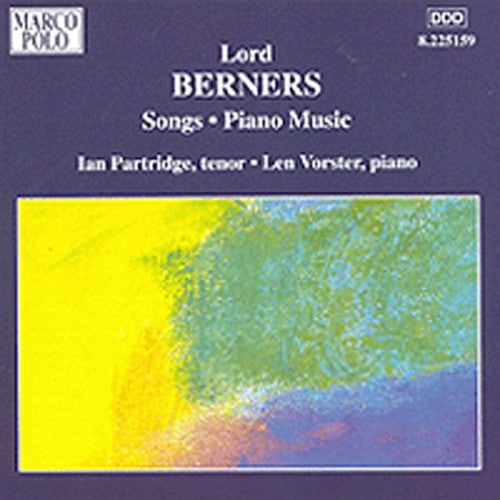 Berners / Partridge / Vorster: Songs-Piano Music