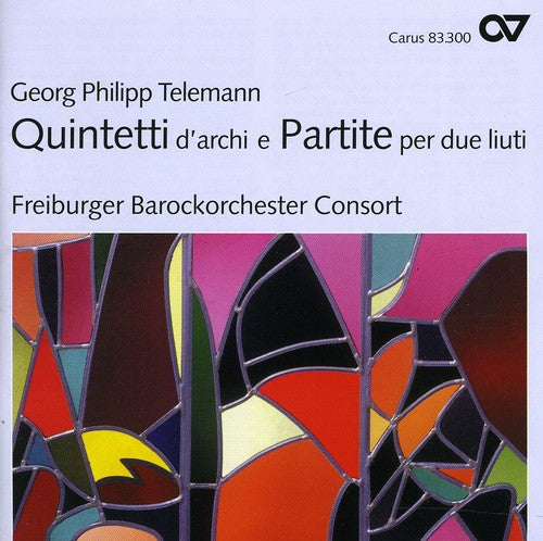 Telemann / Freiburg Baroque Orchestra Consort: Quintets for Strings & Partitas for 2 Lutes