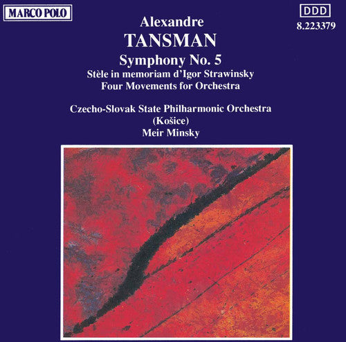 Tansman / Minsky / Cssr Po: Sym 5/Four Movt for Orch/Stele