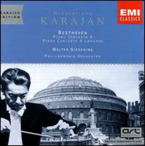 Beethoven / Karajan / Gieseking: Concerto Piano 4-5