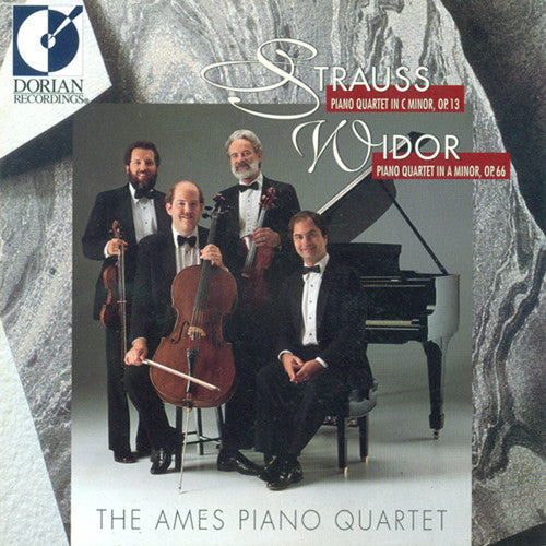 Strauss, R. / Widor / Ames Quartet: QT Pno in C minor Op. 13/QT Pno in A minor Op. 66