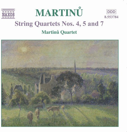 Martinu / Martinu Quartet: String Quartets 3