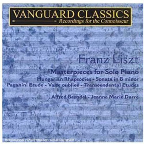 Liszt / Darre / Brendel: Masterpieces for Solo Piano 1