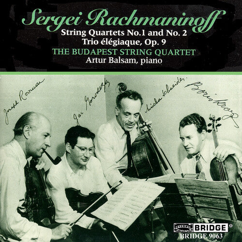 Rachmaninoff / Balsam / Budapest String: String Quartets