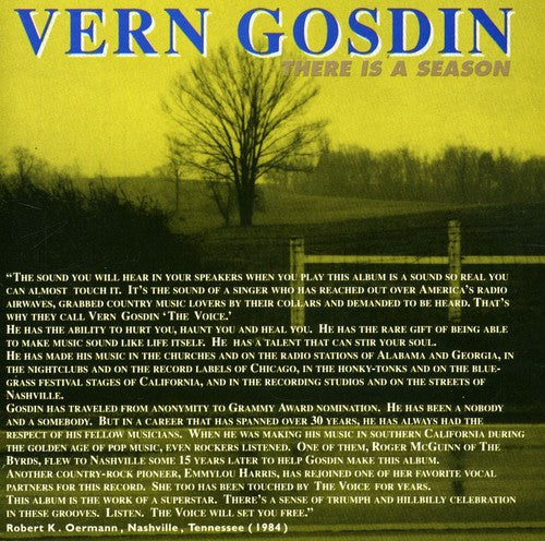 Gosdin, Vern: There Is a Season