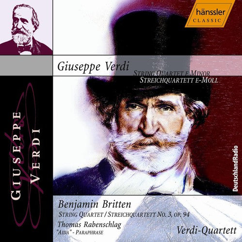 Verdi / Britten / Verdi Quartet: QT STR