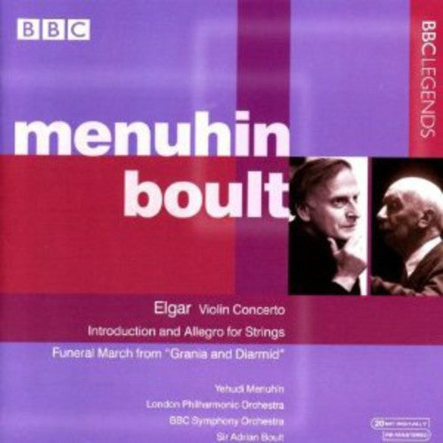 Elgar / Menuhin / Boult / Lpo / BBC So: Yehudi Menuhin Plays