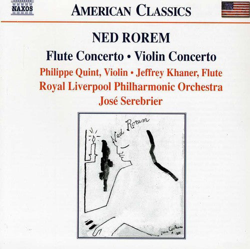 Rorem / Quint / Khaner / Rlp / Serebrier: Flute Concerto / Violin Concerto