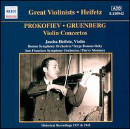 Prokofiev / Gruenberg / Heifetz / Koussevitzky: Plays Prokofiev/Gruenberg