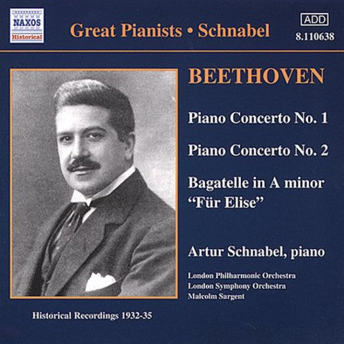 Beethoven / Schnabel / Sargent / London Phil: Con Pno 1/2