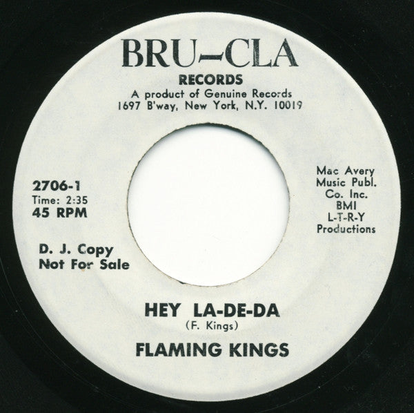 Flaming Kings: Hey La-De-Da / So Wild About You (Digital 45)